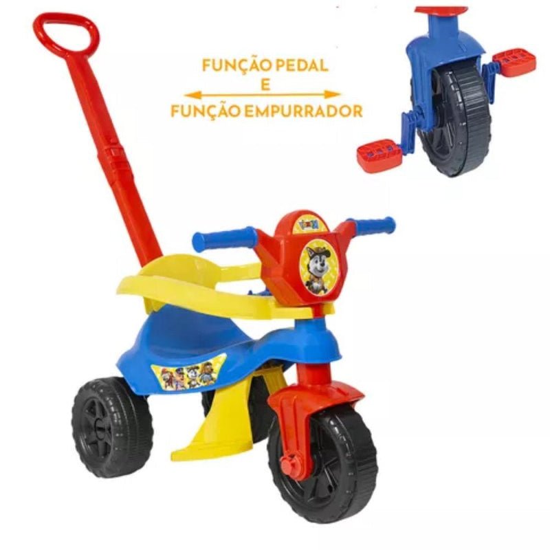 Carrinho de Passeio com Pedal Infantil Kemotoca Baby Dog Azul - Presente Park