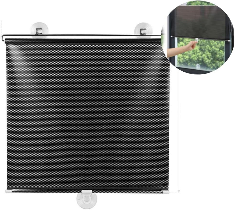Cortina Retrátil Com Ventosa Retrátil Casa Carro Protetor Solar Periana 50x125cm - Presente Park