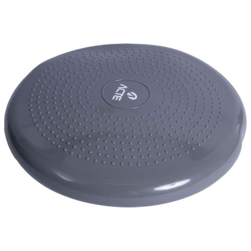 Disco De Equilíbrio Inflável Com Bomba de Ar Inclusa, Ideal Para Yoga, Academia, Musculação, Pilates, Fisioterapia, Exercícios Funcionais Cor Cinza