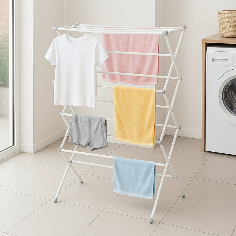 Estendedor De Roupa 3 Andares Retrátil Powermaid Apartamento - Presente Park