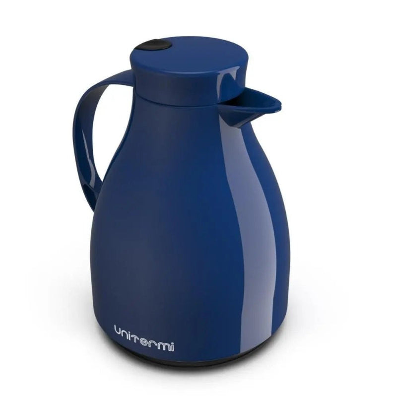 Garrafa Térmica Bule com Gatilho Paris 500ML Para Café Chá Unitermi Azul - Presente Park