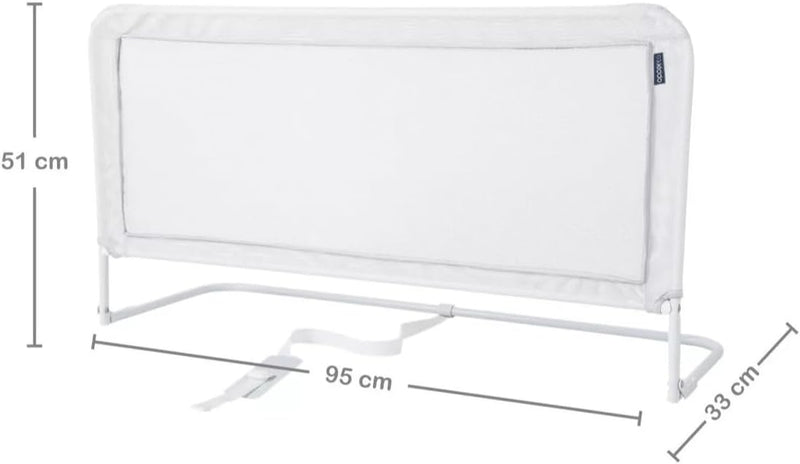 Grade Tela De Proteção 95x51cm Para Bebê Criança Protetor De Cama Box Lateral Segurança Resistente - Presente Park