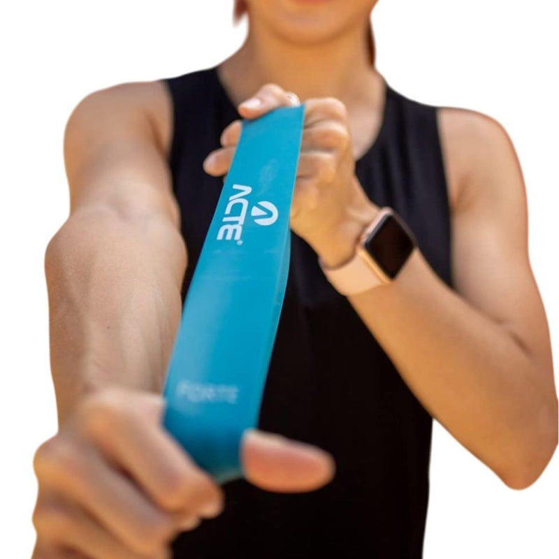 Kit 3 Faixa Mini Band Elástica Com 3 Intensidades Forte Médio Leve - Ideal Para Exercício Fitness De Resistência, Pilates, Treino em Casa Alongamento
