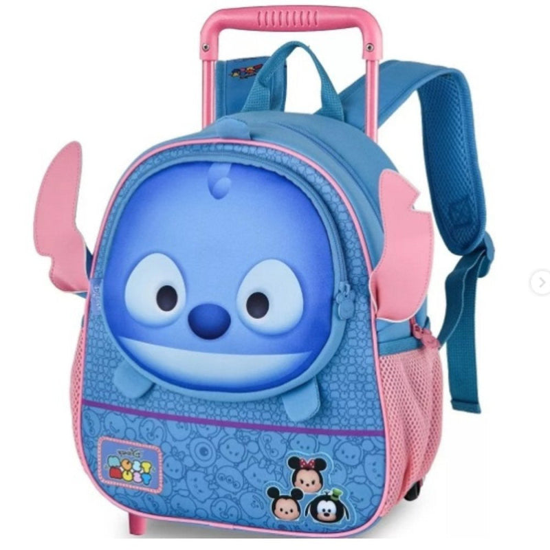 Mochila Infantil Com Rodinhas Stitch Tsum - Presente Park