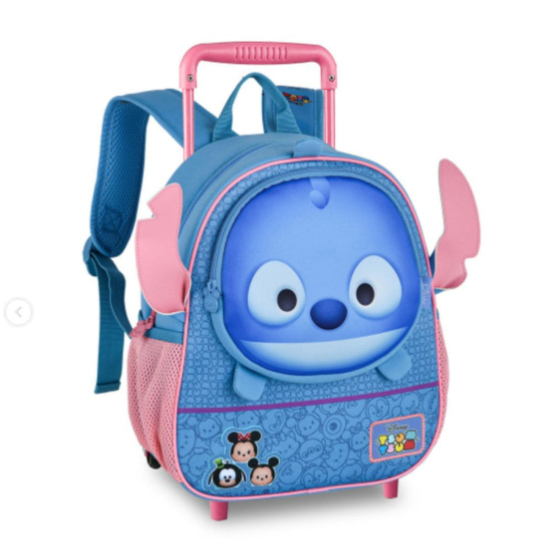 Mochila Infantil Com Rodinhas Stitch Tsum - Presente Park