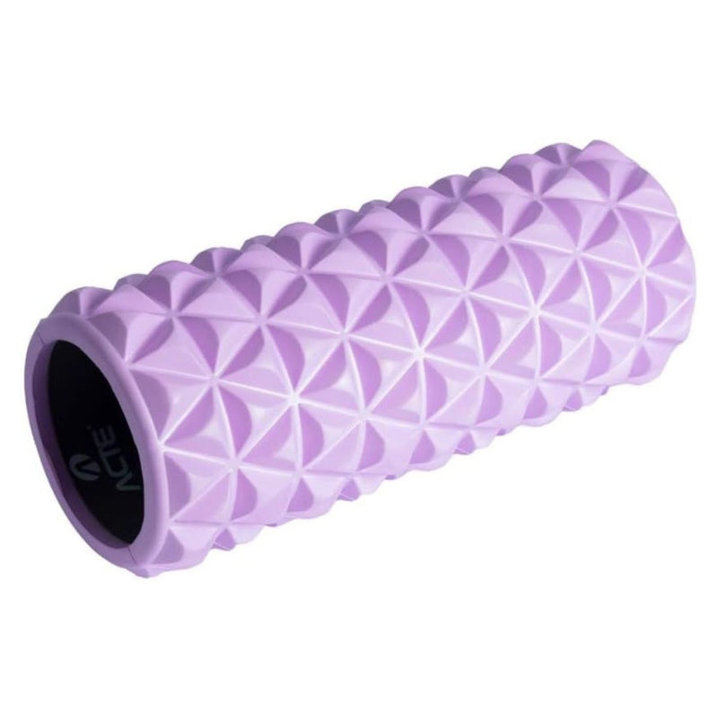 Rolo de Liberação Miofascial Foam Roller Diamond - Rolinho Ideal Para Massagem, Fisioterapia, Yoga, Pilates, Ginástica, Alongamento, Exercícios em Casa, Lombar, Academia