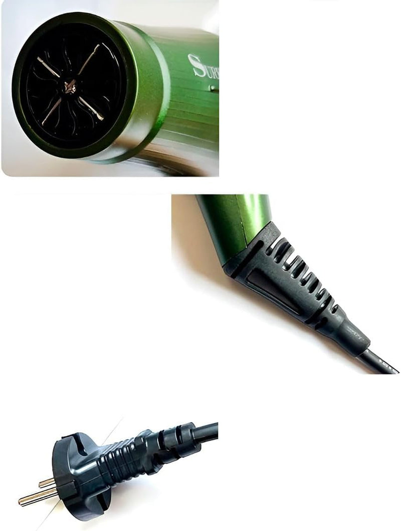 Secador de Cabelo 220v ou 110v com Difusor e Bico Profissional 3500W com Fio Potente