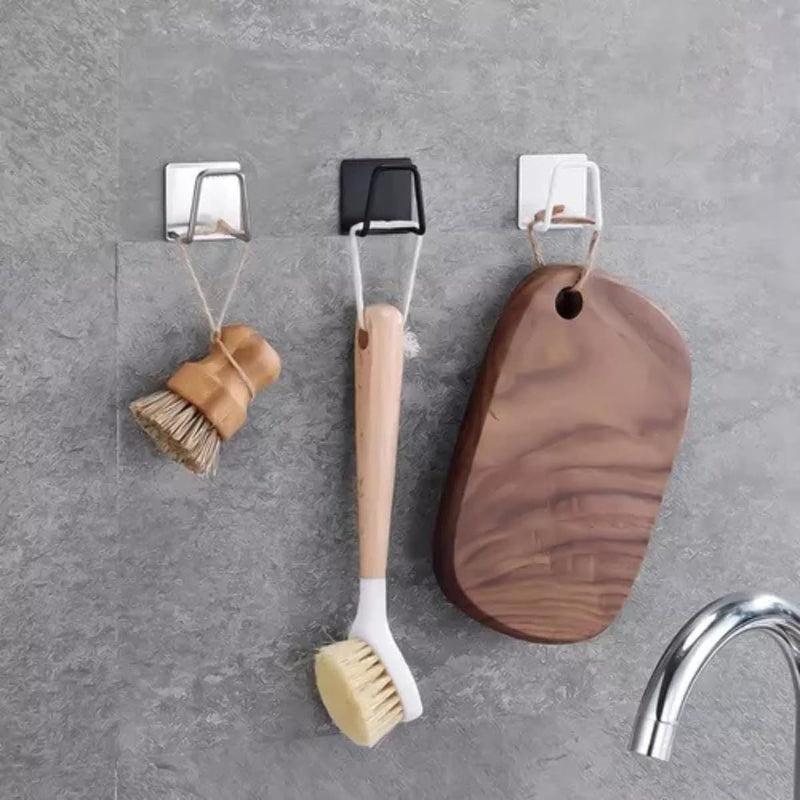 Suporte Porta Esponja Bucha Para Pia De Aço Inox Ganho Louça Cozinha Inoxidável Sabonete Adesivo Banheiro Toalha Pano Prato Organizador - Presente Park