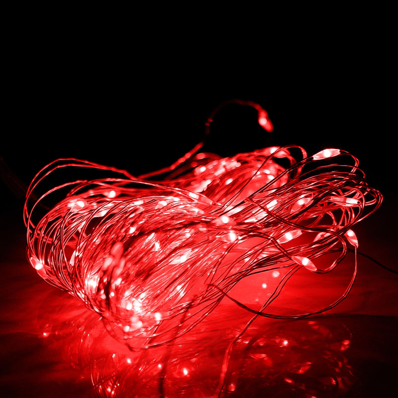 Cordão Pisca Pisca Led Fio de Fada 20L 2M Bateria Iluminação Natal Casamento Ano Novo