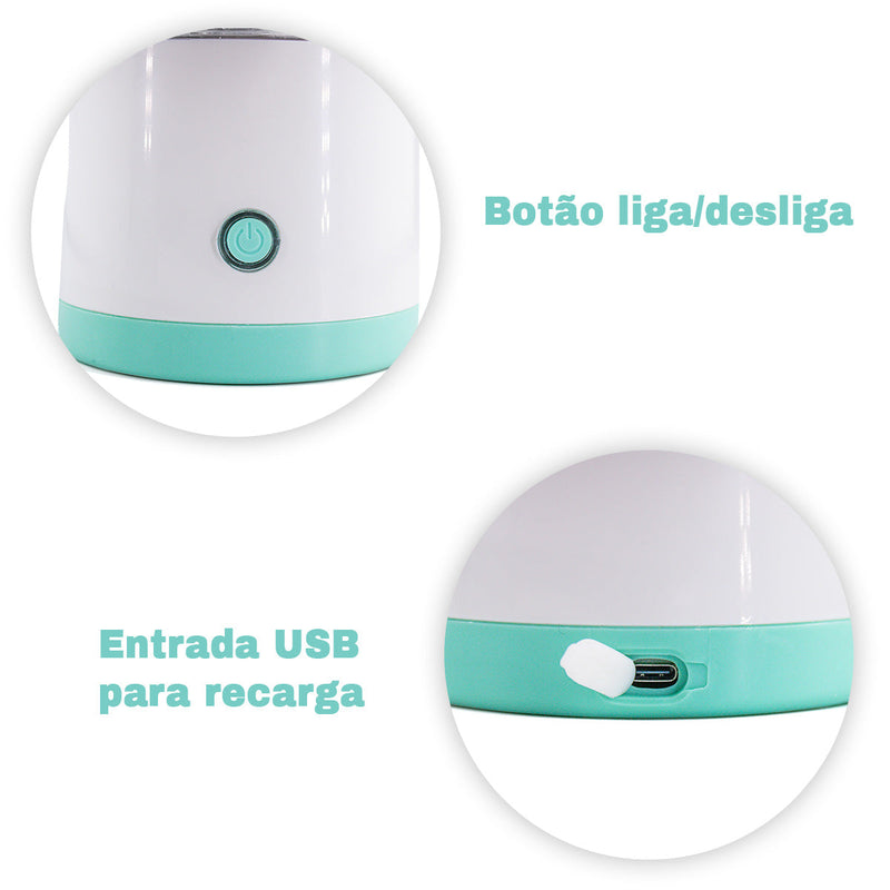 Espremedor Extrator Suco Laranja Limão Frutas Portatil USB - Presente Park