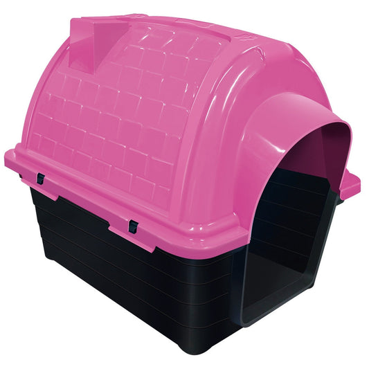 Casinha Pet Raças Médias e Grandes N5 Iglu para Cachorro Rosa