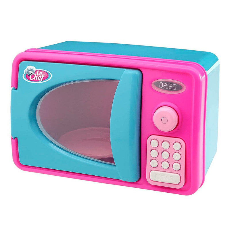 Microondas Usual Brinquedos com Luz a Som - Azul/rosa - Presente Park