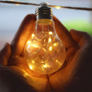 Cordão Varal Fio de Fada com 10 Lampadas Led 3M Pisca Pisca USB Pilha Natal Casamentos Festas