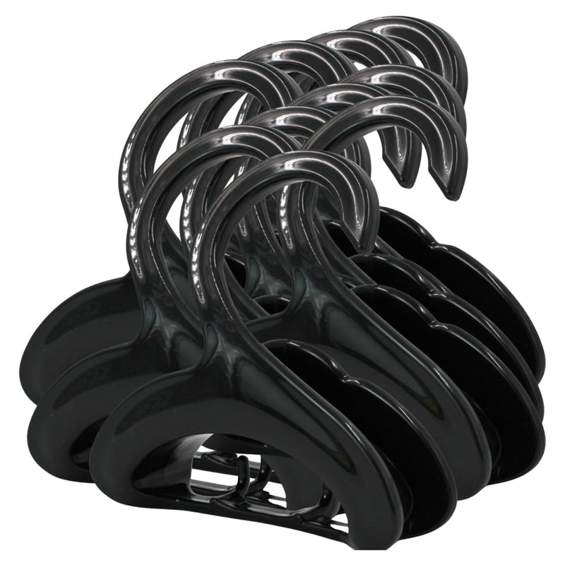 Kit 10 Cabide Multiuso Organizador para Bolsa Boné Cinto Acessórios Plástico Resistente com Ganchos