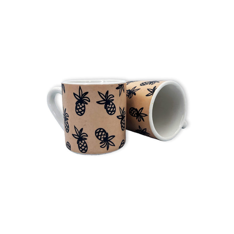 Jogo Xícaras De Café Coffee 85 Ml 6 Peças C/ Bandeja - Presente Park