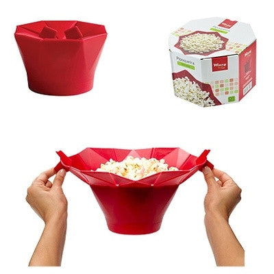Balde Pipoca Pipoqueira Silicone Para Micro-ondas Sem Óleo - Presente Park