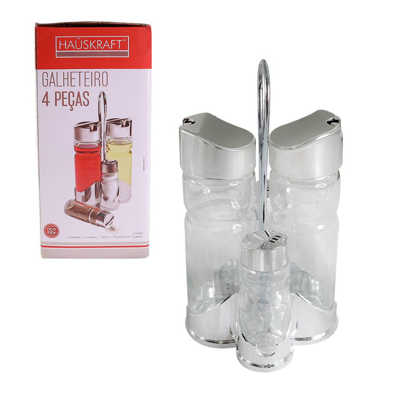 Kit Galheteiro com 4 Peças - Presente Park