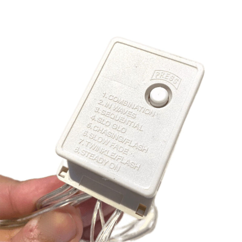 Cordão Pisca Pisca Led 50 Lampadas 5M Pequena Gota 110V 8 Modos Iluminação Luz Natal