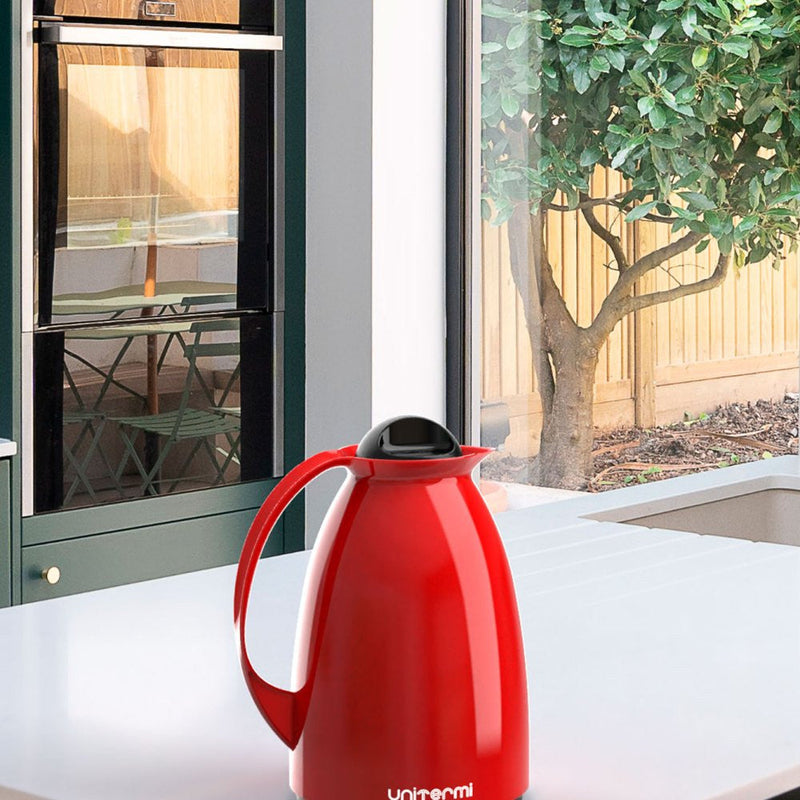 Garrafa Térmica Café Florença 650ml Vermelha Unitermi - Presente Park