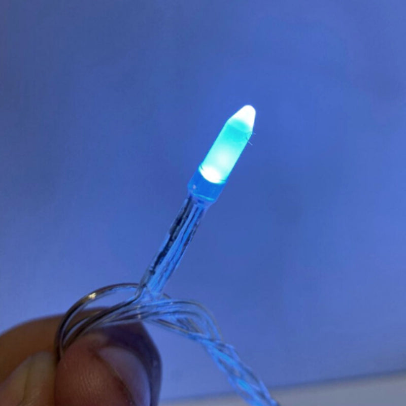 Cordão Pisca Pisca Led 100 Lampadas Leitosas 10M 8 Modos Iluminação Natal Casamentos Festas