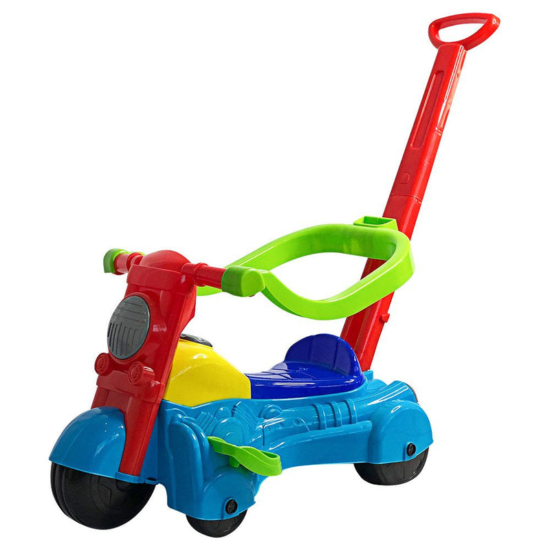 Brinquedo Moto Andador Baby Infantil Com Haste - Presente Park