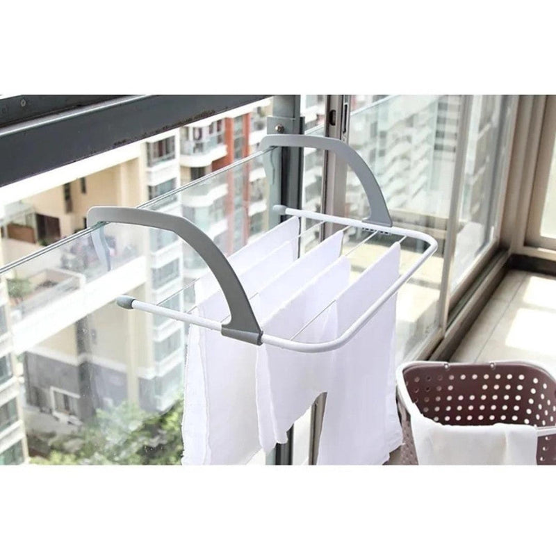 Varal Portátil Portas Janela Seca Roupa Apartamento Prático - Presente Park