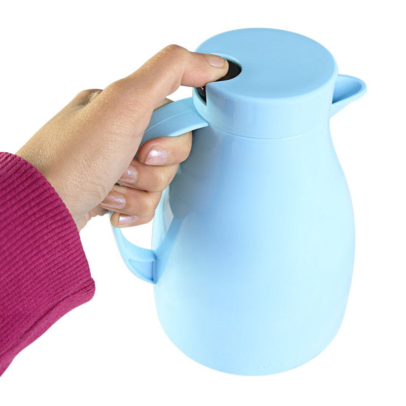 Kit Garrafa Paris 500ml Garrafa Fano 250ml e Pote Dosador 300ml Unibaby Azul - Presente Park