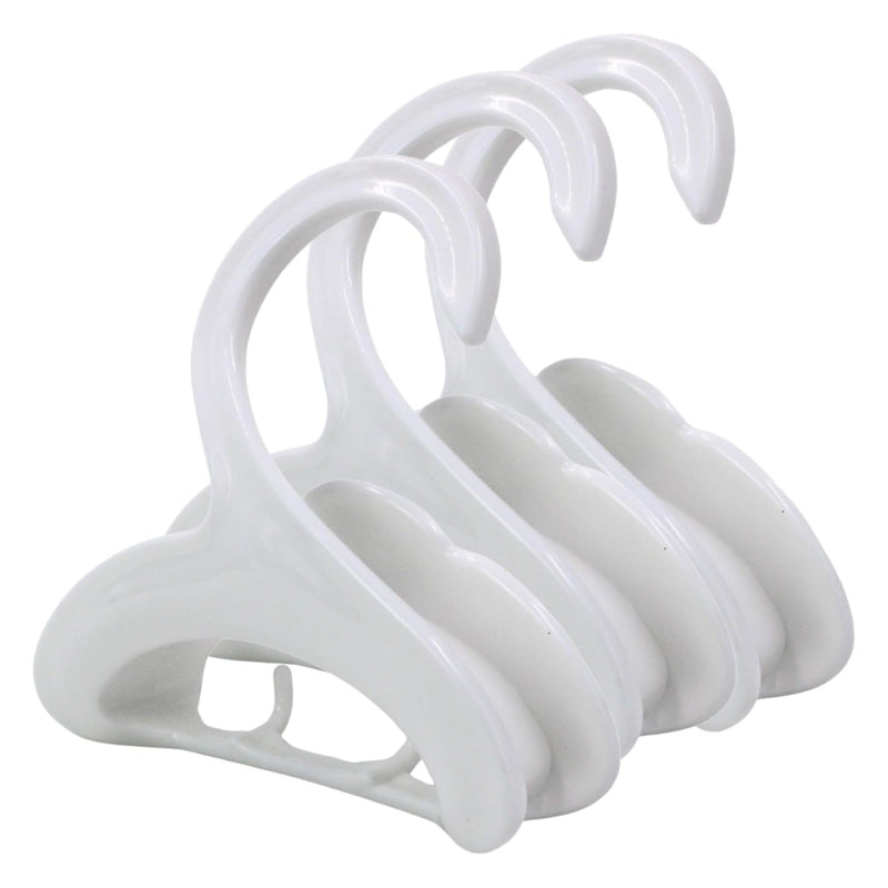 Kit 3 Cabide Multiuso Organizador para Bolsa Boné Cinto e Acessórios Plástico Resistente com Ganchos