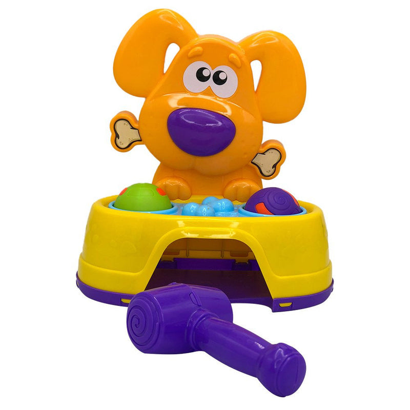 Brinquedo Bate Dog com 2 Bolinhas e Martelo - Presente Park