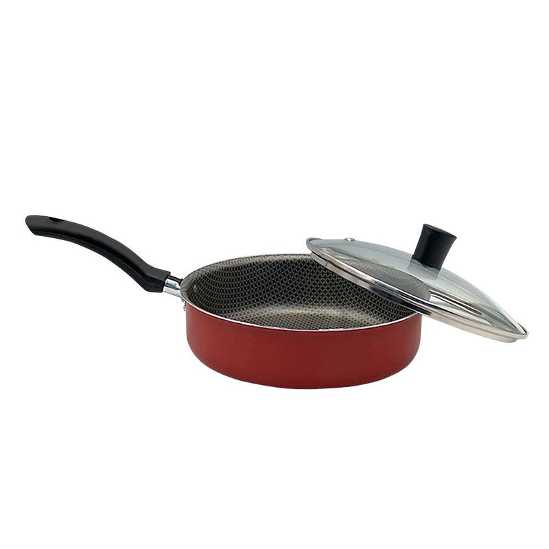 Frigideira Enjoy Reta 20cm com Tampa de Vidro - Presente Park