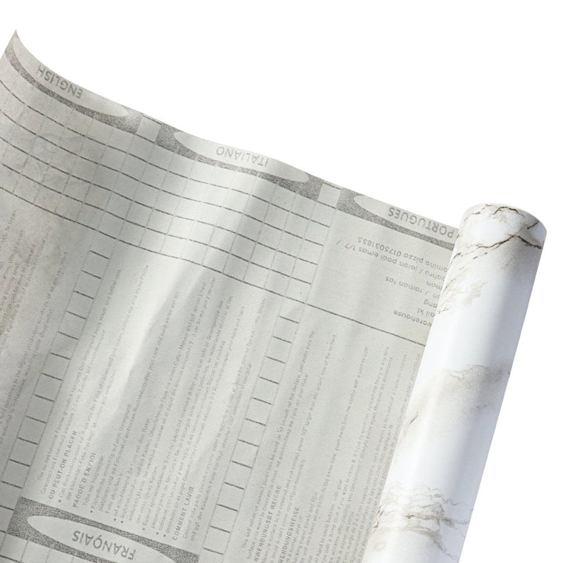 Papel de Parede PVC Marmorizado Cinza - Presente Park
