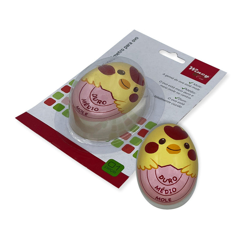 Temporizador Termômetro Timer Egg Mole Médio Duro Ovo Cozido - Presente Park