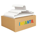 Kit 20 Cabide Infantil de Acrílico Premium Resistente Elegante e Ideal para Roupas de 0 a 10 Anos