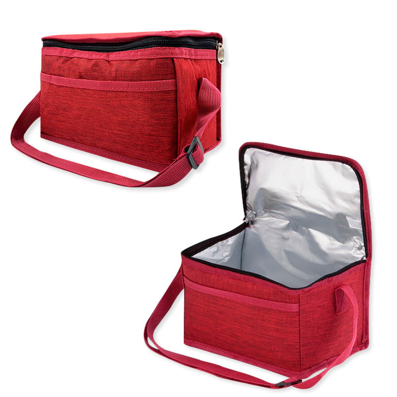 Bolsa Térmica Porta Marmita Lanche Bebida Vermelha - Presente Park