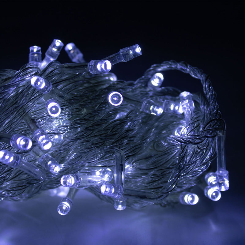 Cordão Pisca Pisca Led 10M 100 Lampadas 110V Tomada Formato Gota Decoração Natal Ano Novo