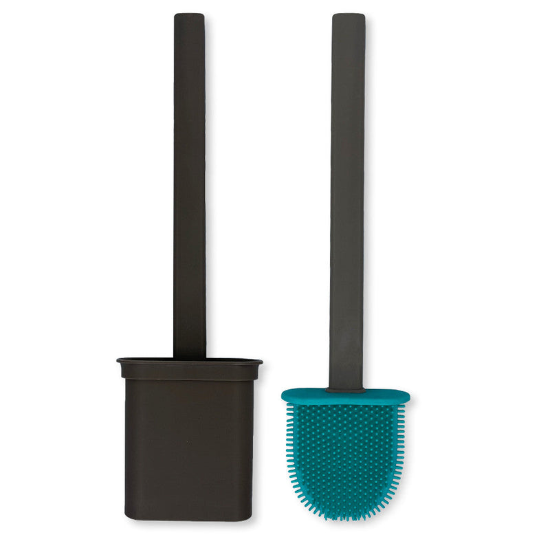 Escova Sanitária Silicone De Limpar Vaso Sanitário Suporte - Presente Park