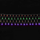 Cordão Pisca Pisca Led Rede com Estrela 120L 3,5M x 50CM 8 Modos 110V Natal Casamentos Festas