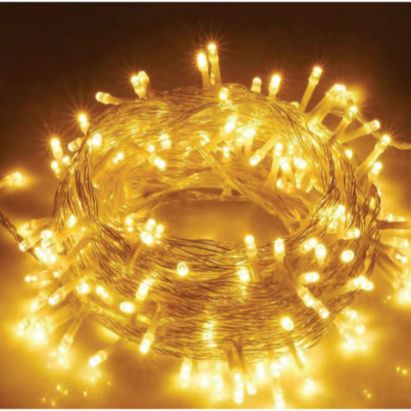 Cordão Pisca Pisca Led 10M 100 Lampadas 110V Tomada Formato Gota Decoração Natal Ano Novo