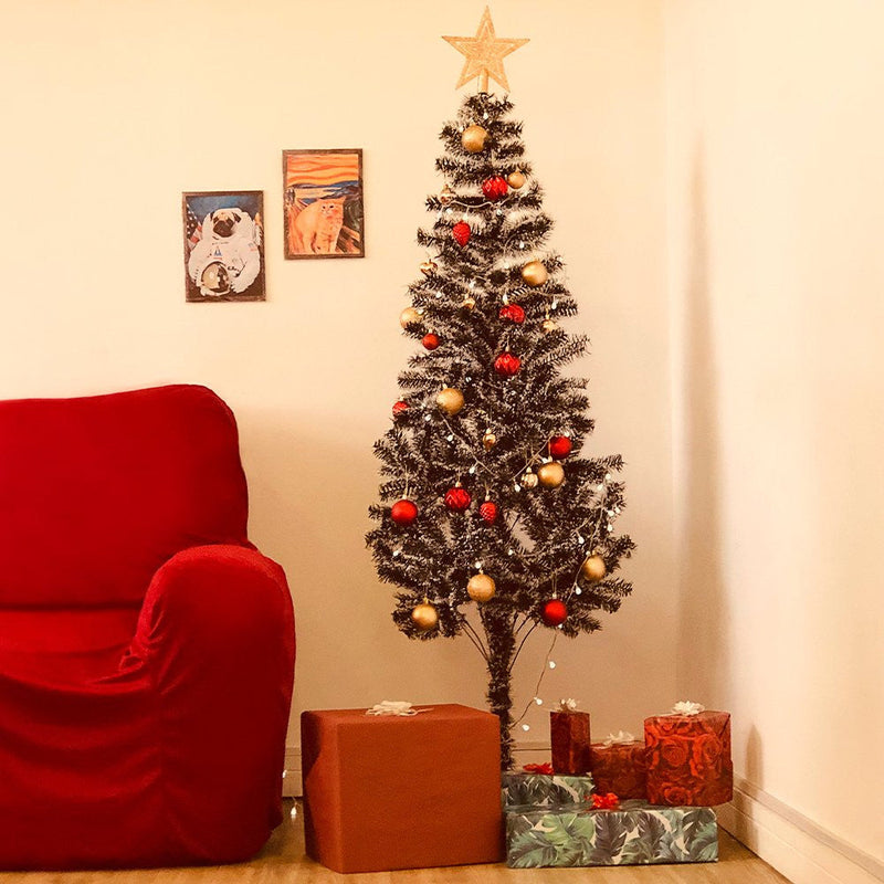 Árvore Pinheiro De Natal Luxo Verde Nevada 1,80m 320 Galhos - Presente Park