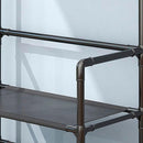 Estante Sapateira 5 Prateleiras com Ganchos Organizador de Calçados e Tênis Modular Desmontável