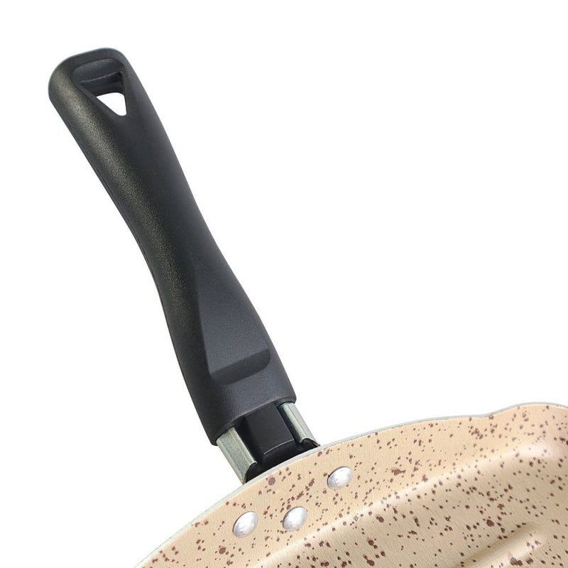 Frigideira Colore Grill Bistequeira 24cm Quadrada Bege Stone - Presente Park