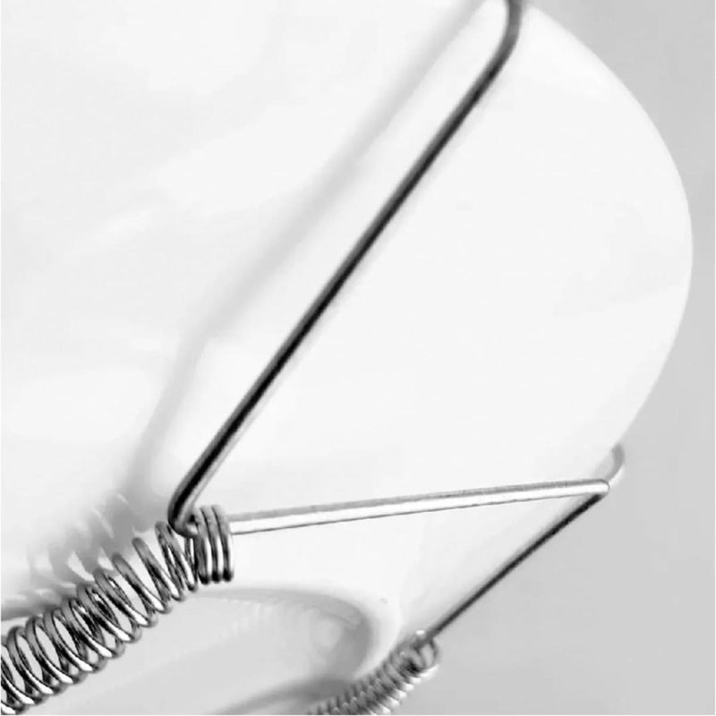 Suporte Gancho Com Mola Para Pendurar Pratos Decorativos Na Parede Em Arame De Aço 4 Garras