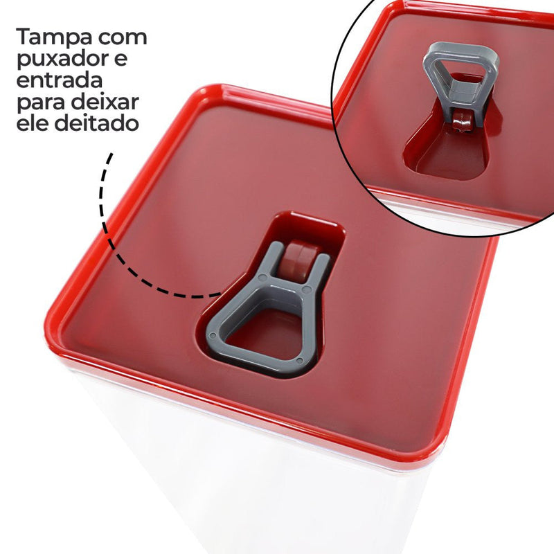 Kit Organizador Hermético Dubai 5 Litros - Sortidos - Presente Park