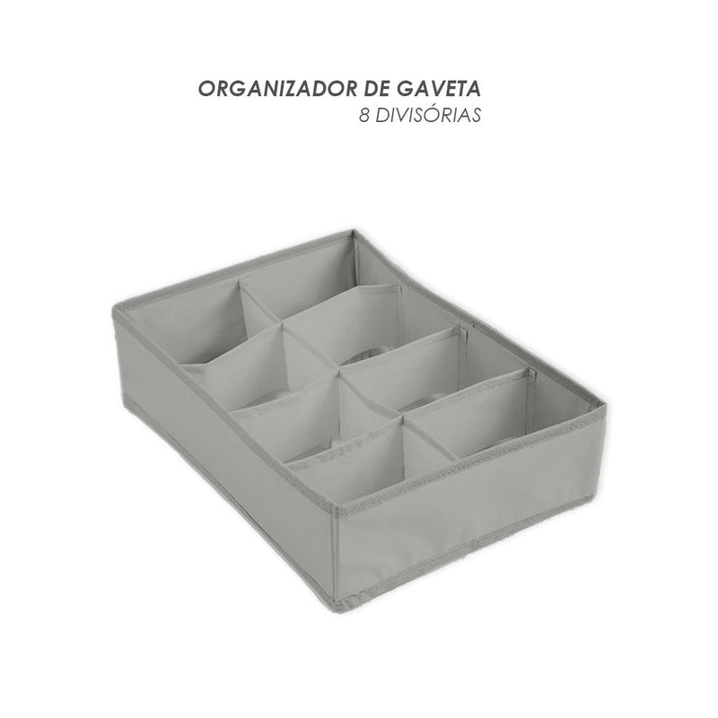 Organizador de Gavetas com 8 Divisórias - Presente Park
