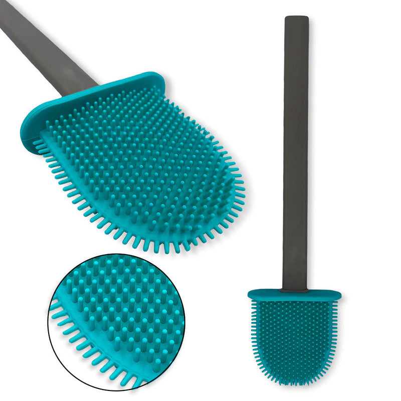 Escova Sanitária Silicone De Limpar Vaso Sanitário Suporte - Presente Park