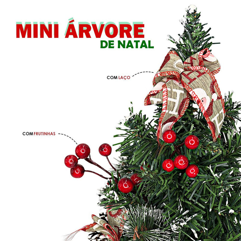 Mini Arvore Natal Pinheiro 26cm - Presente Park