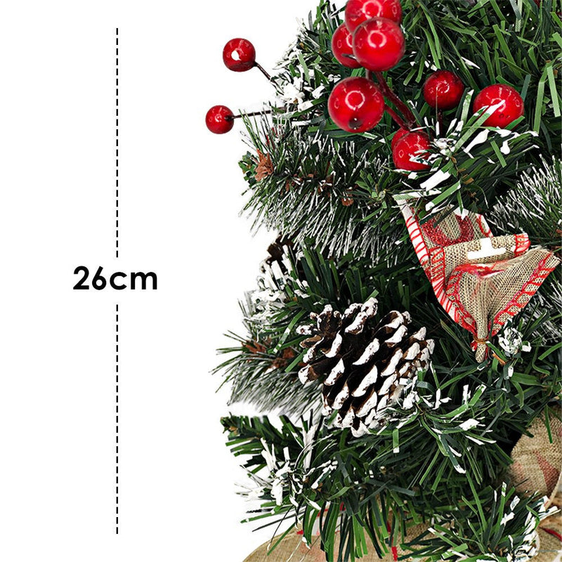Mini Arvore Natal Pinheiro 26cm - Presente Park