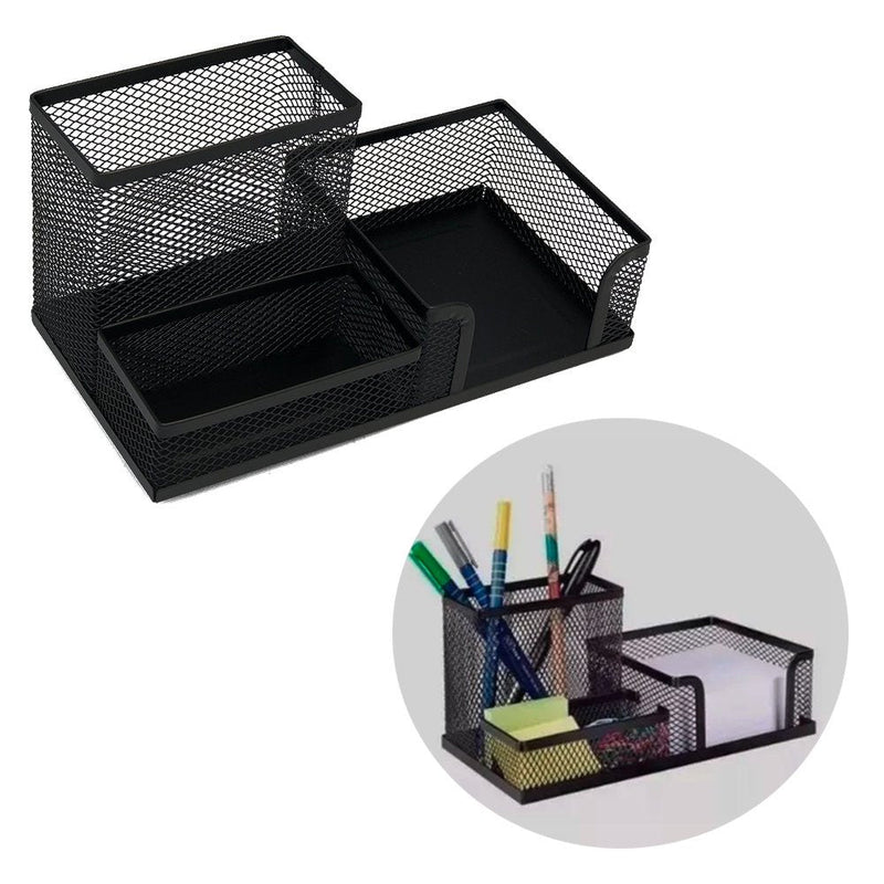 Porta Treco Organizador De Mesa Escritório Caneta - Aramado - Presente Park