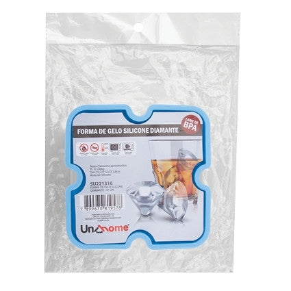 Forma Diamante De Silicone Gelo Molecular e Chocolate - Presente Park