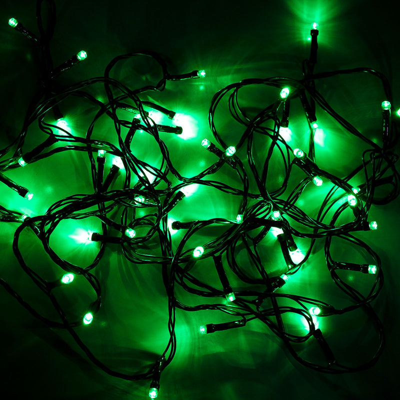 Cordão Pisca Pisca Led 50 Lampadas 5M Formato Pequena Gota 8 Modos 110V Tomada Decoração Natal